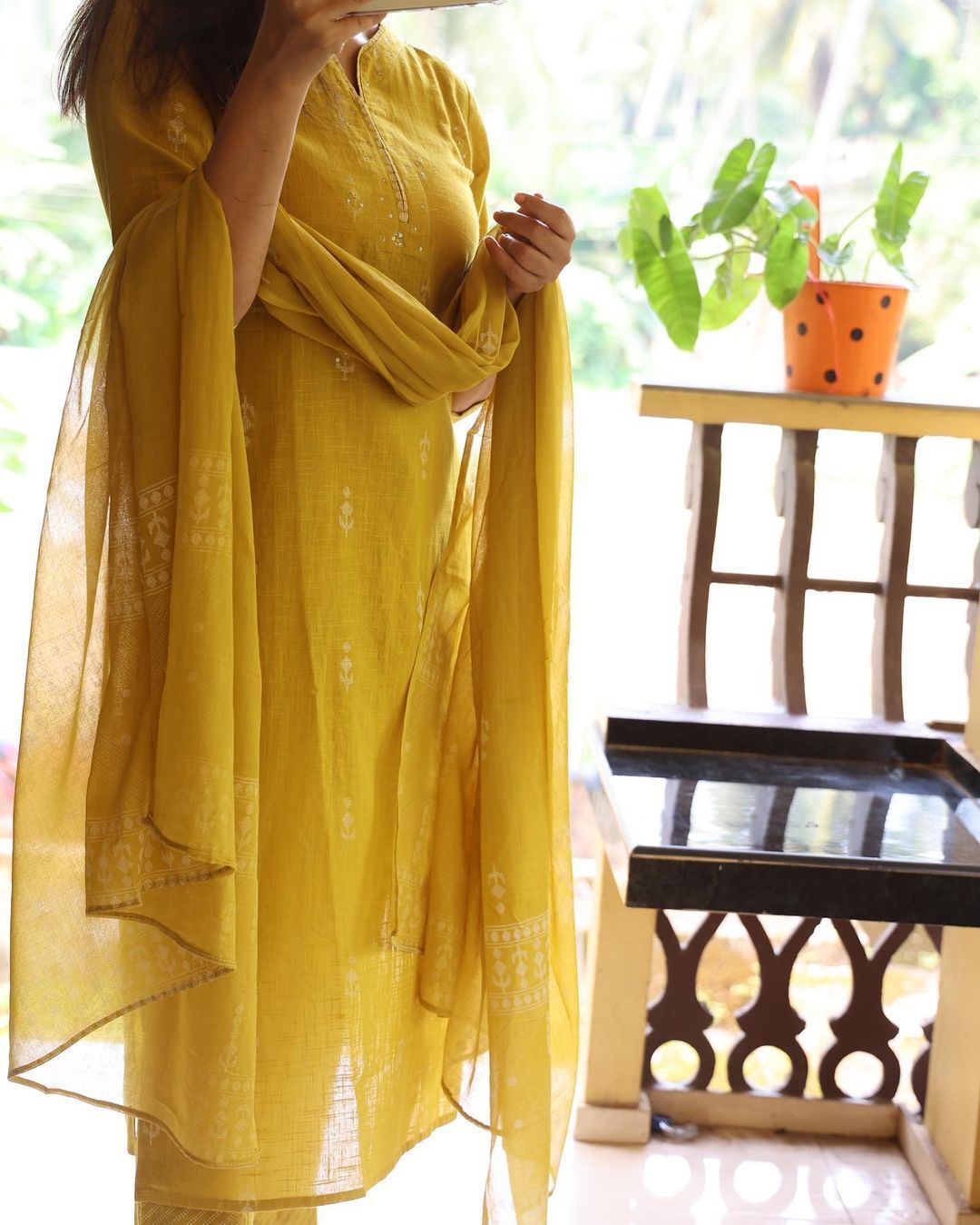 Akshar Designer Hand Block Print Stylish Front Cotton Kurti With Bottom Dupatta Wholesale Clothing Suppliers In india
